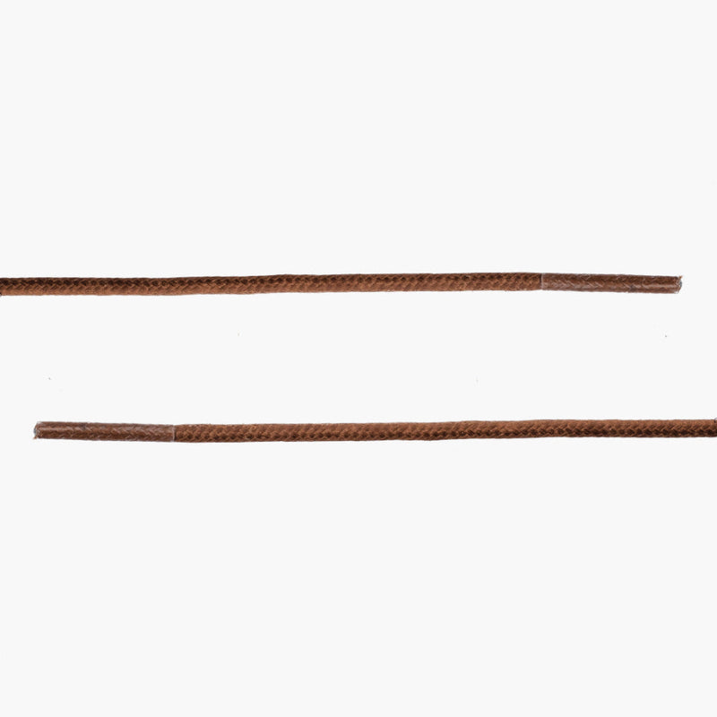 Round Waxed Cotton Laces | Light Brown
