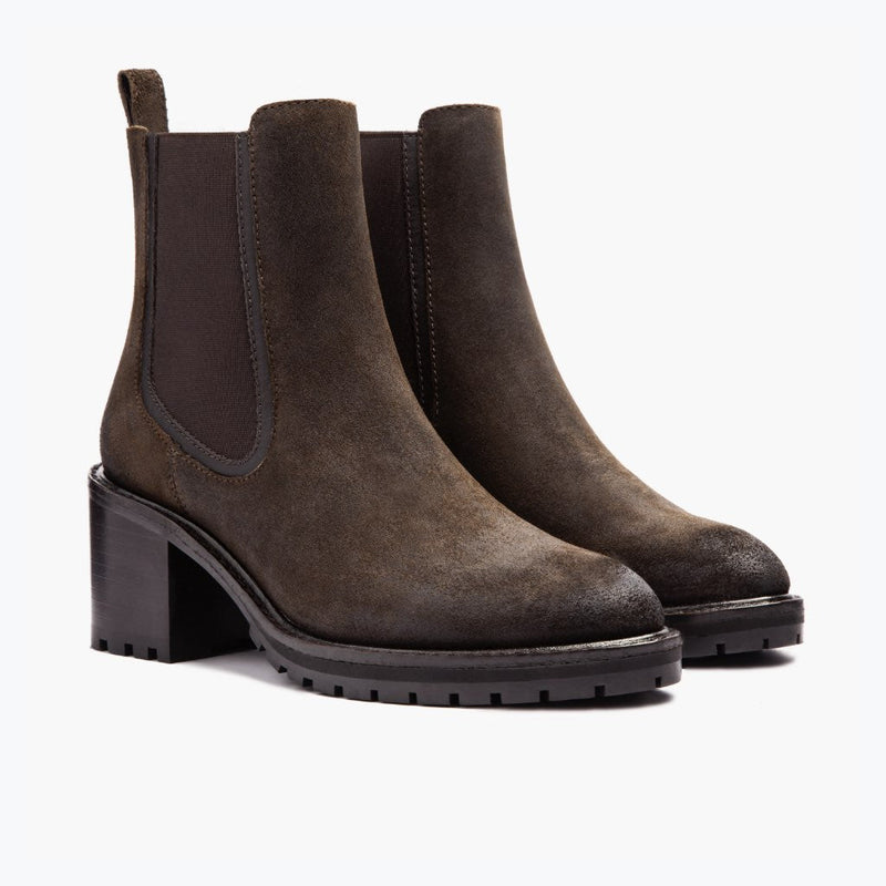 [W] Knockout | Dark Olive Suede