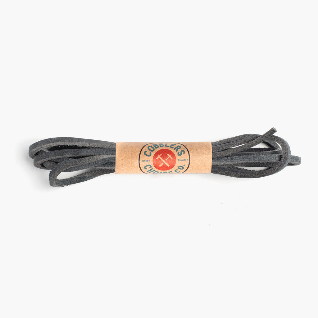 Leather Laces | Dark Grey