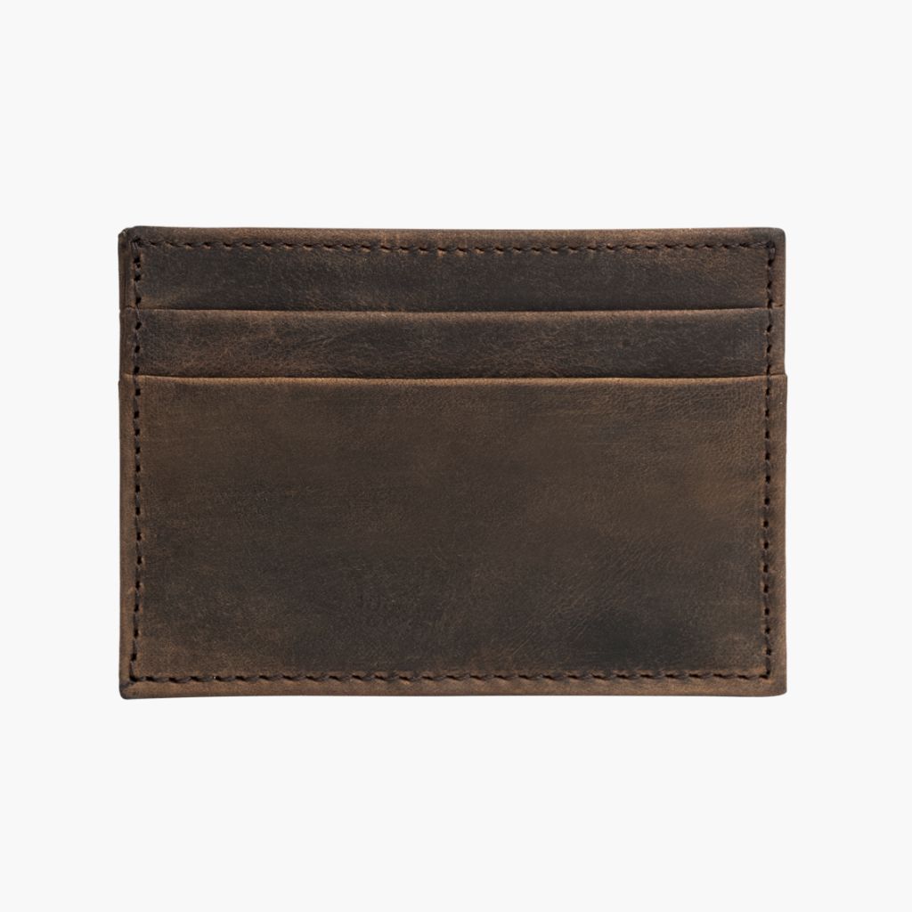 Leather Card Holder | Tobacco