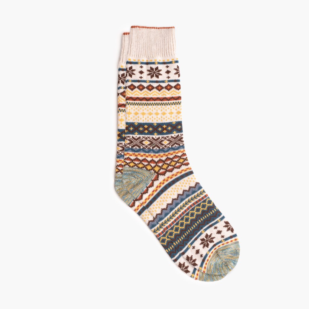 Men's Norwegian Sock | Cream