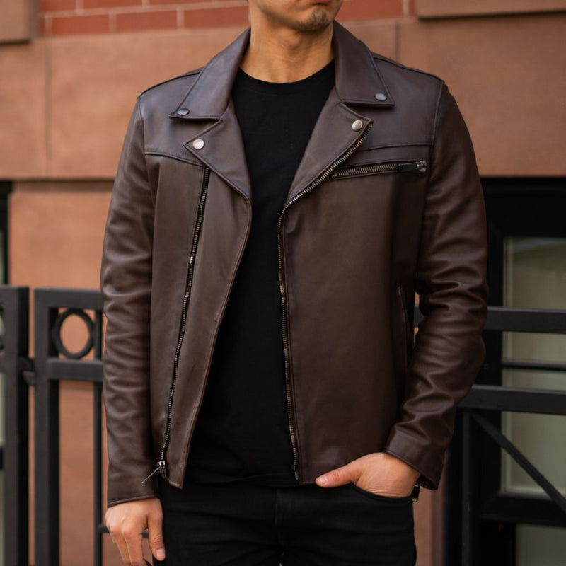 [S] Motorcycle Jacket | Old English
