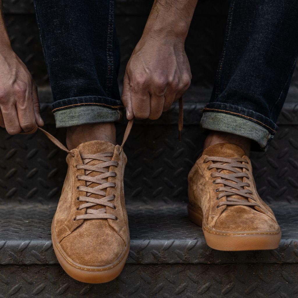 [S] Premier Low Top | Camel