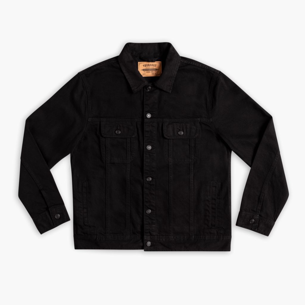 Denim Trucker Jacket | Pitch Black