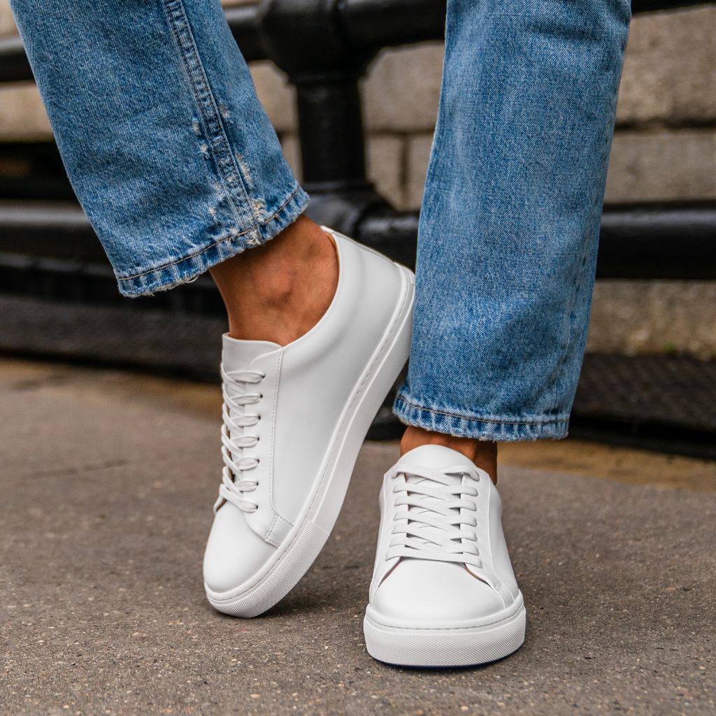 Women's Premier Low Top | White (Blind Eyelets)