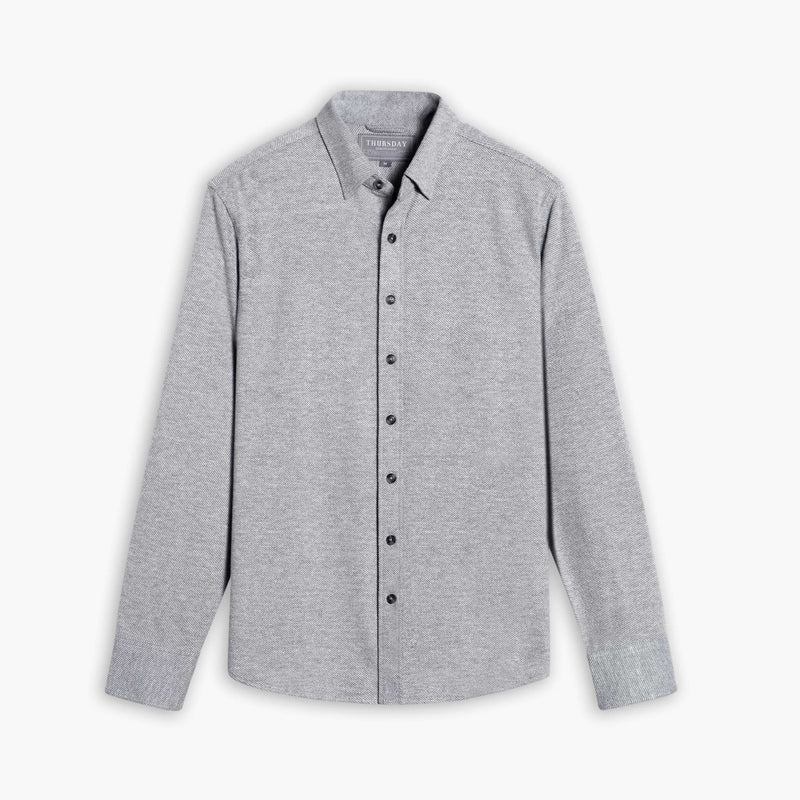 Everyday Button-Down Shirt | Light Grey