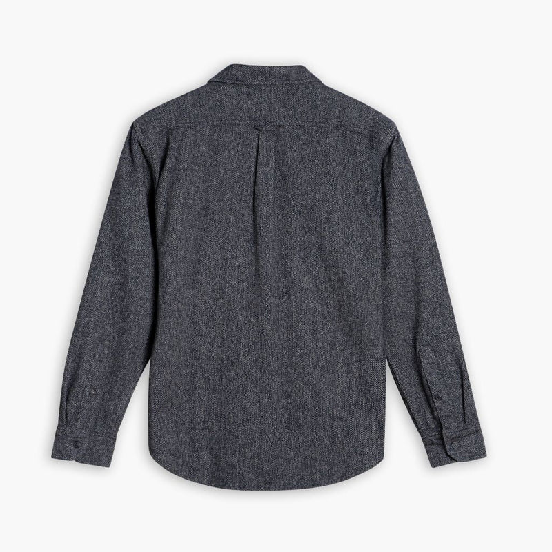 Summit Flannel Shirt | Blue Herringbone