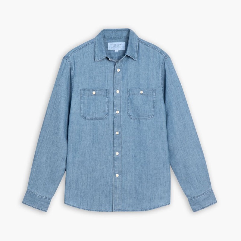 Chambray Workshirt | Vintage Indigo