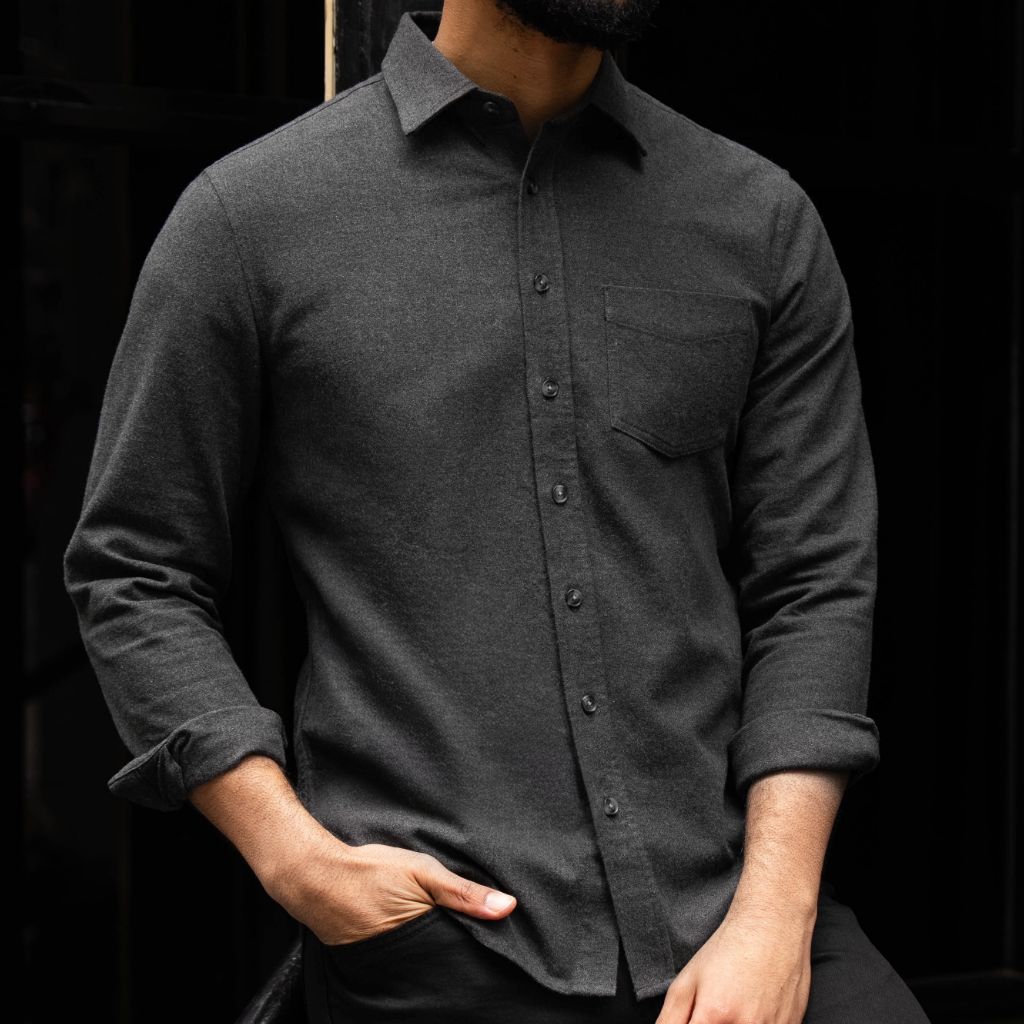 Solid Shirt | Heather Grey