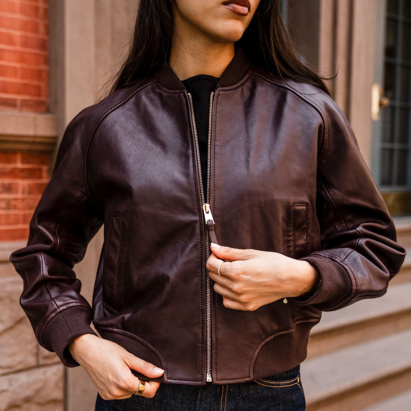 Bomber Jacket | Oxblood